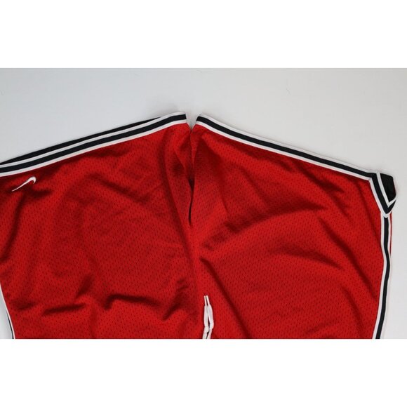 Vintage Y2K Nike Mens Medium Travis Scott Mini Swoosh Above Knee Shorts Red - Picture 4 of 11
